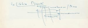 Fig. 15. Autographed frontispiece (detail) in Frederick S. Wight, Hans Hofmann (Berkeley: University of California Press, 1957)