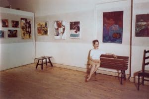 Libbie Mark at Knapik Gallery, 1962. Inv. no. ARCHJM–019. Libbie Mark Provincetown Fund Collection. ©Nathan Rabin Archive, Department of Image Collections, National Gallery of Art Library, Washington, DC. Fig. 14. Nathan Rabin, Libbie Mark at Knapik Gallery, 1962