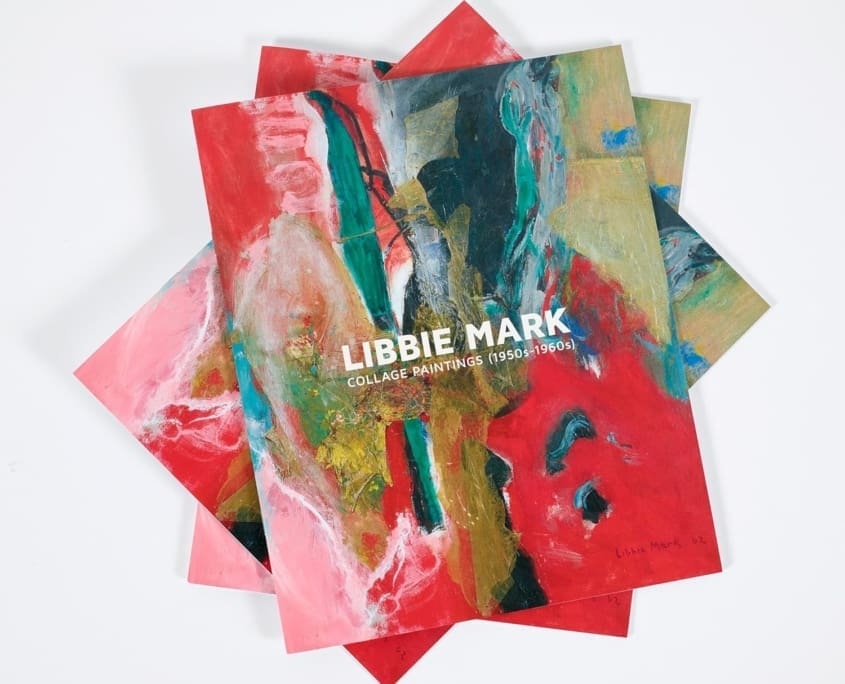 Exhbition catalog for Libble Mark: Collage Paintings picture of exhibition catalog